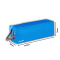 Pacco Batteria 36V - "interno sottosella 70 x 76 x 245 mm"
