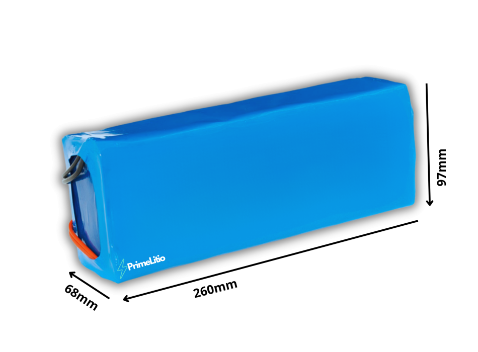 Pacco Batteria 48V - "97 x 68 x 260 mm"