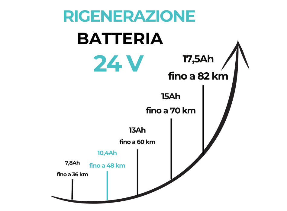 Rigenerazione batteria al litio 24V