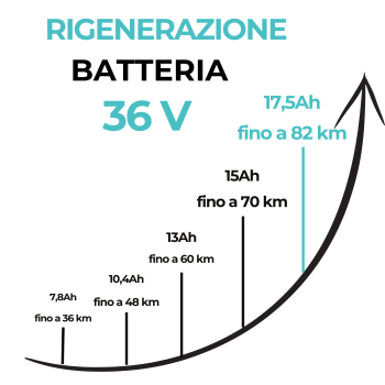 Rigenerazione pacco batteria al litio 36V