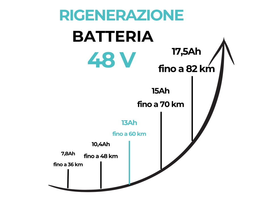 Rigenerazione pacco batteria al litio 48V